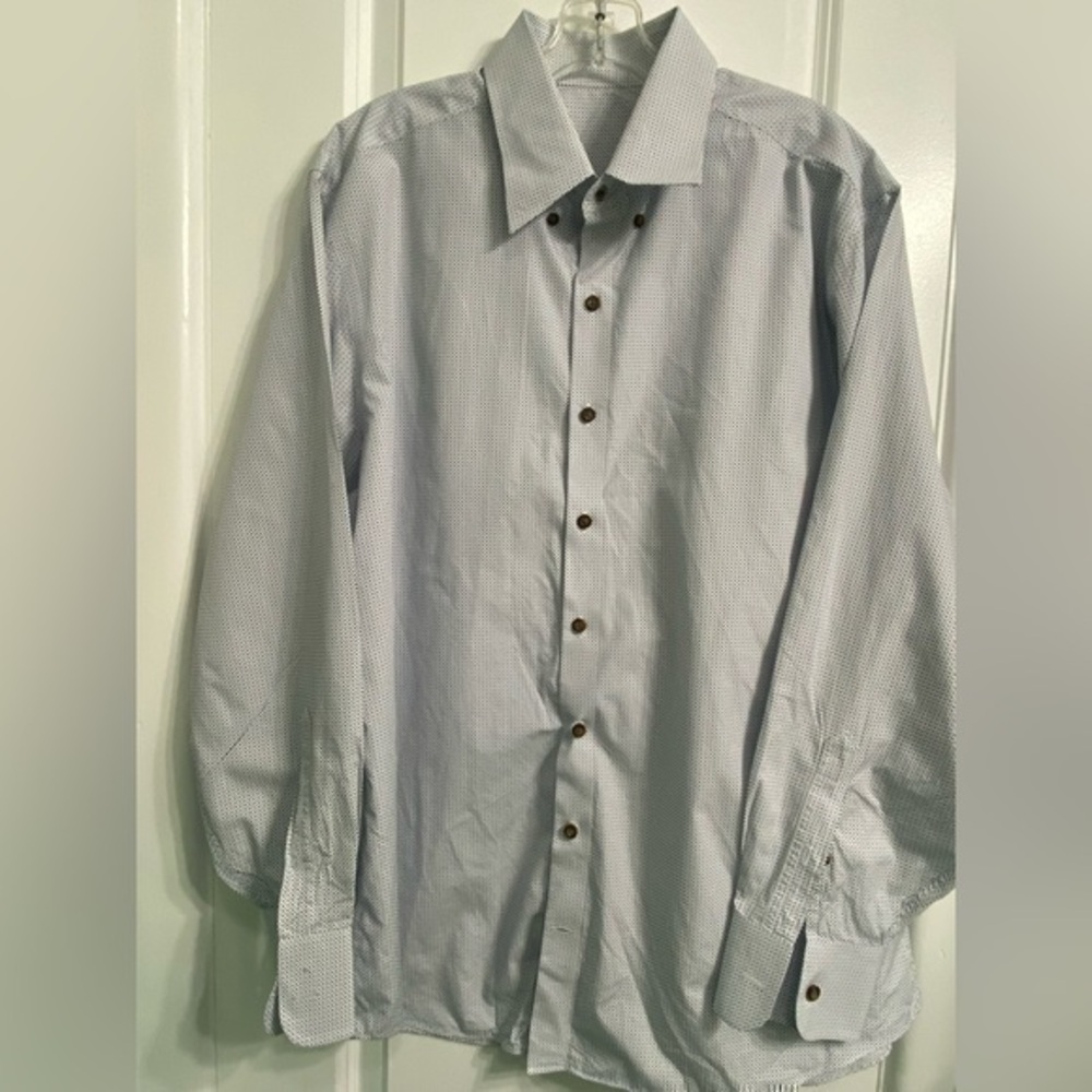 J. Hilburn Geometry Dress Shirt XL